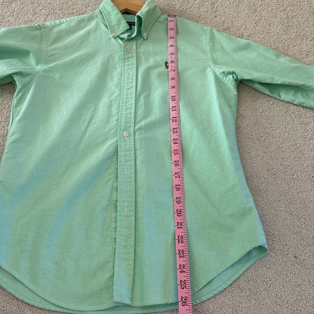 Ralph Lauren Classic Fit Mint Green Womens Shirt - Picture 9 of 9